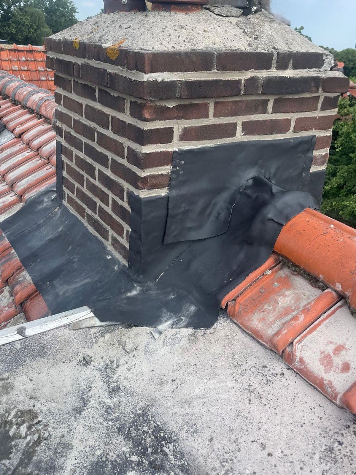 Schoorsteen renovatie - Onderhoudsbedrijf Van Helvoirt